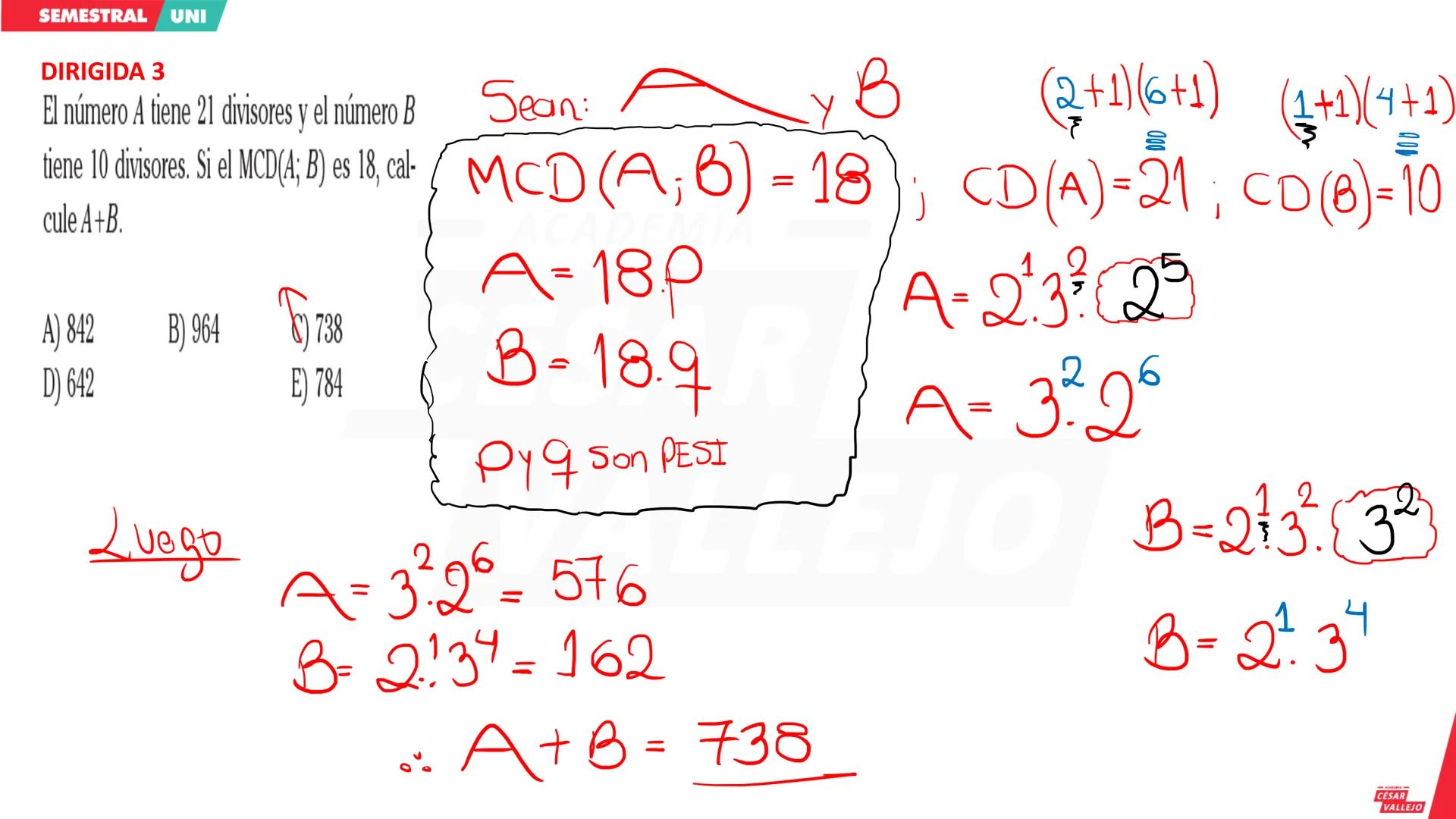 # 1. DEFINICIÓN DE MÁXIMO COMÚN DIVISOR (MCD)
Como su nombre indica, el MCD de un grupo de números, es el mayor divisor que dichos números