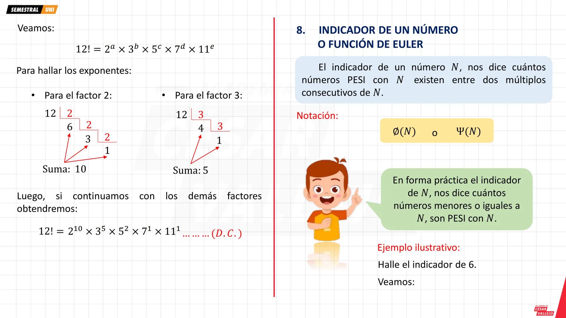 # 1. NÚMEROS SIMPLES
Son aquellos números enteros positivos que tienen a lo más dos divisores, y éstos se subdividen en:
## 1.1. La Unidad