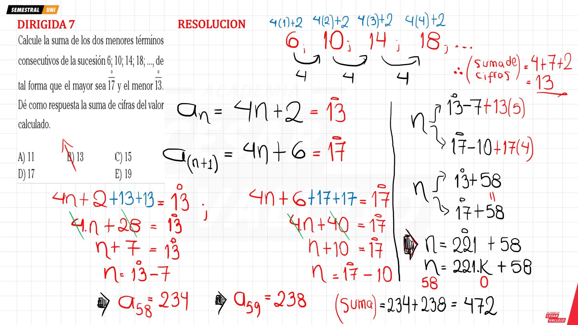 SEMESTRAL UNI
1. DIVISIBILIDAD Y MULTIPLICIDAD
2. NOTACIÓN DE LOS MÚLTIPLOS
DE UN NÚMERO
Ejemplo
357
∈ Z+
Ejemplo
35 es divisible por 7
∈ Z+