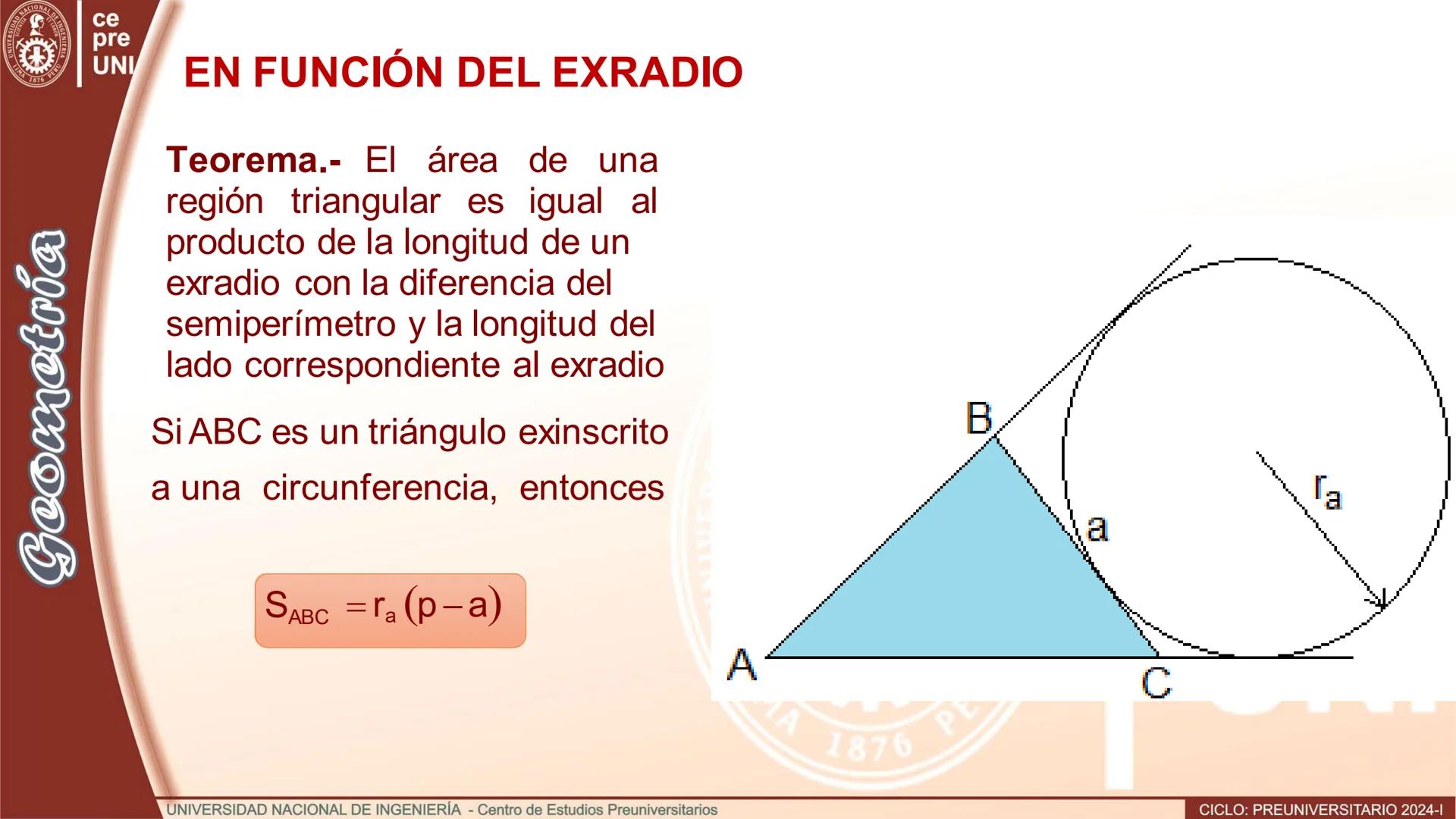 Geometría
REGIÓN POLIGONAL
Definición.- Se denomina región poligonal a la unión de un polígono y su
interior.
Región poligonal convexa
R