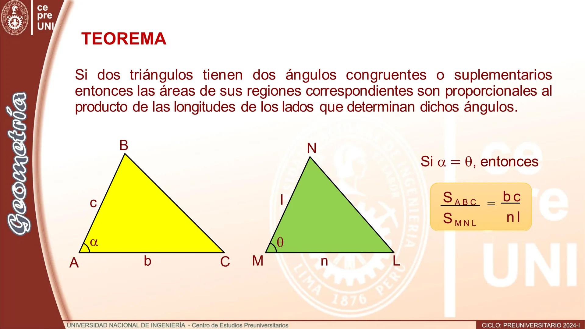 Geometría
REGIÓN POLIGONAL
Definición.- Se denomina región poligonal a la unión de un polígono y su
interior.
Región poligonal convexa
R