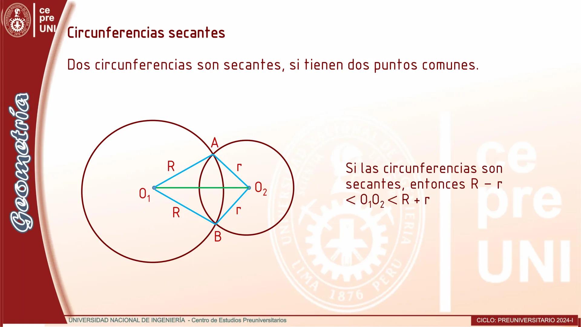 # Definición
Circunferencia
Una circunferencia es el conjunto de todos los puntos de un plano que
equidistan de otro punto fijo de dicho p