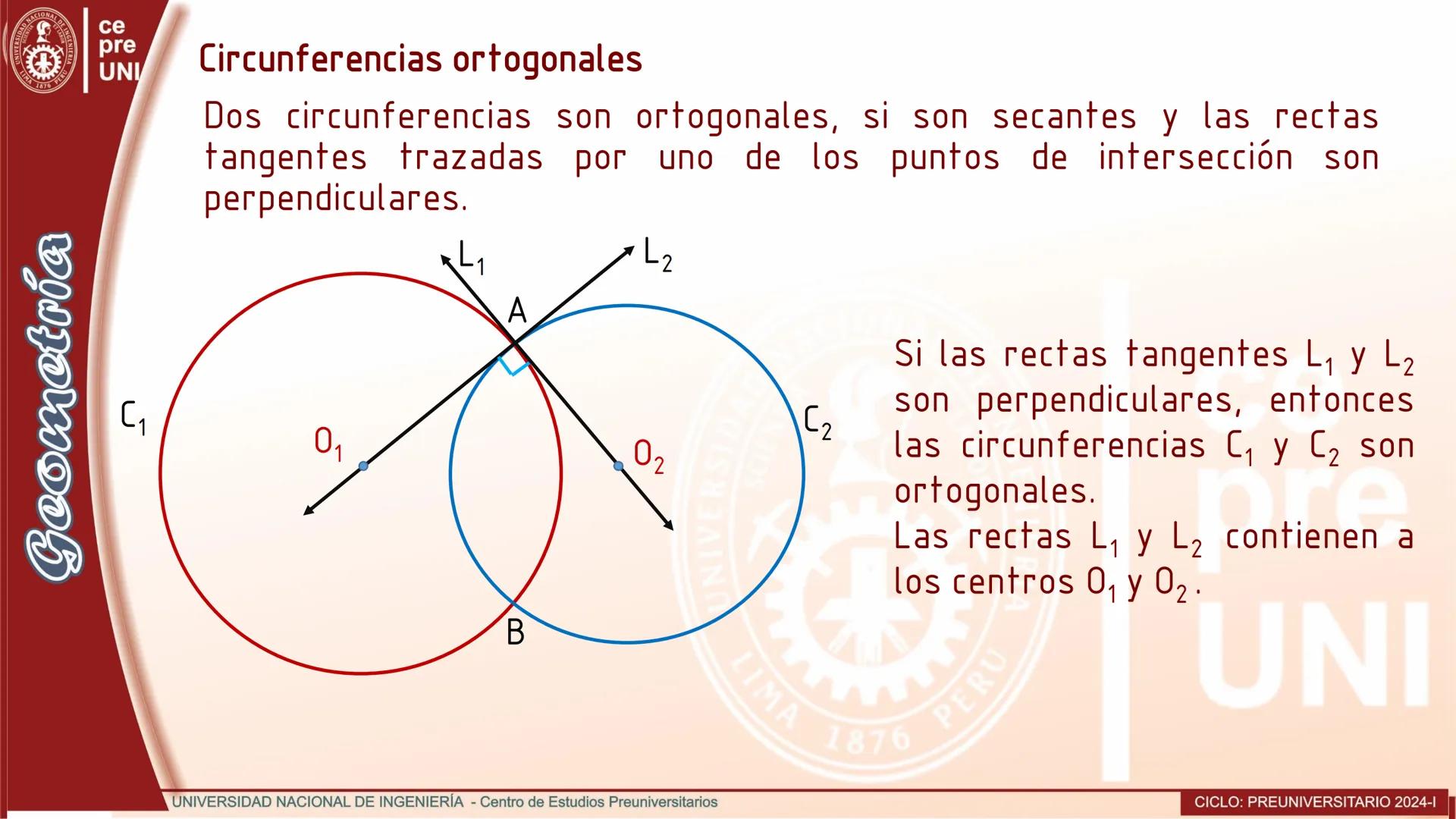 # Definición
Circunferencia
Una circunferencia es el conjunto de todos los puntos de un plano que
equidistan de otro punto fijo de dicho p