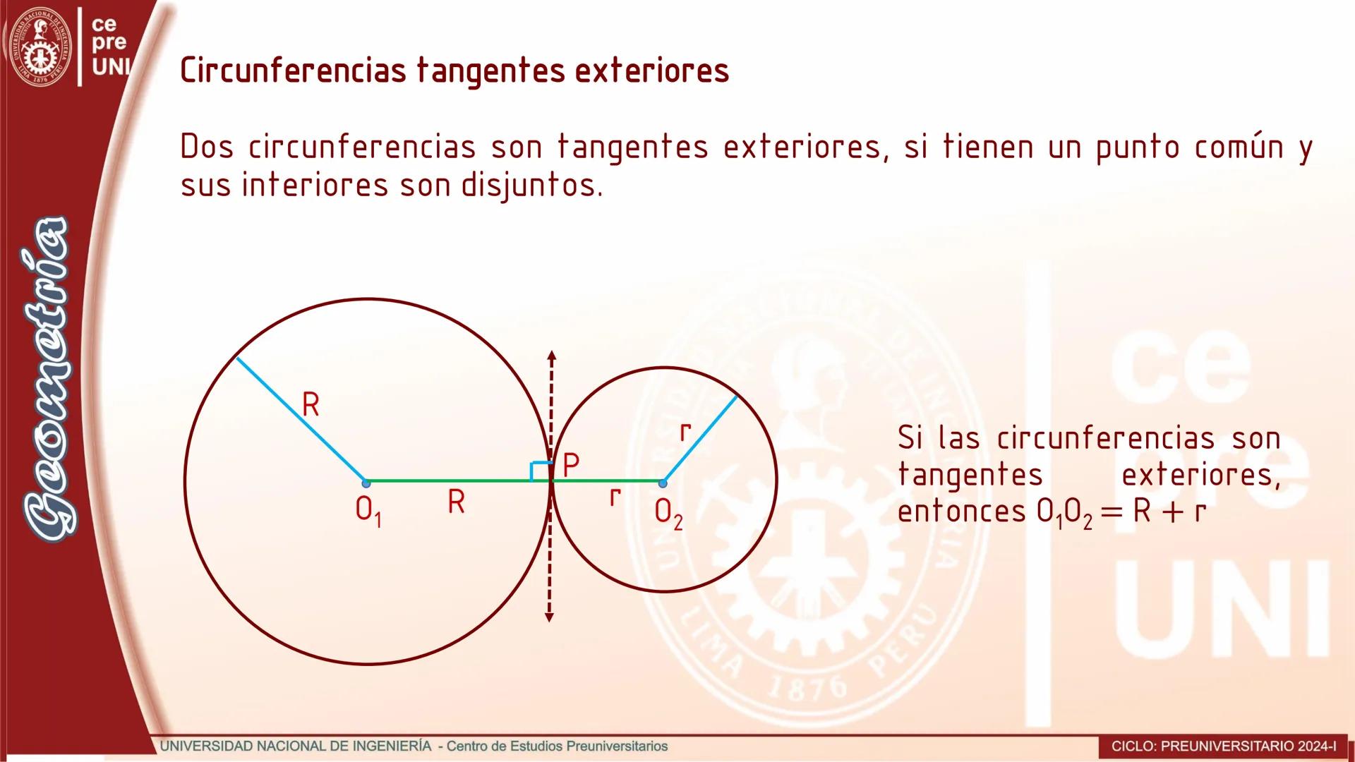 # Definición
Circunferencia
Una circunferencia es el conjunto de todos los puntos de un plano que
equidistan de otro punto fijo de dicho p