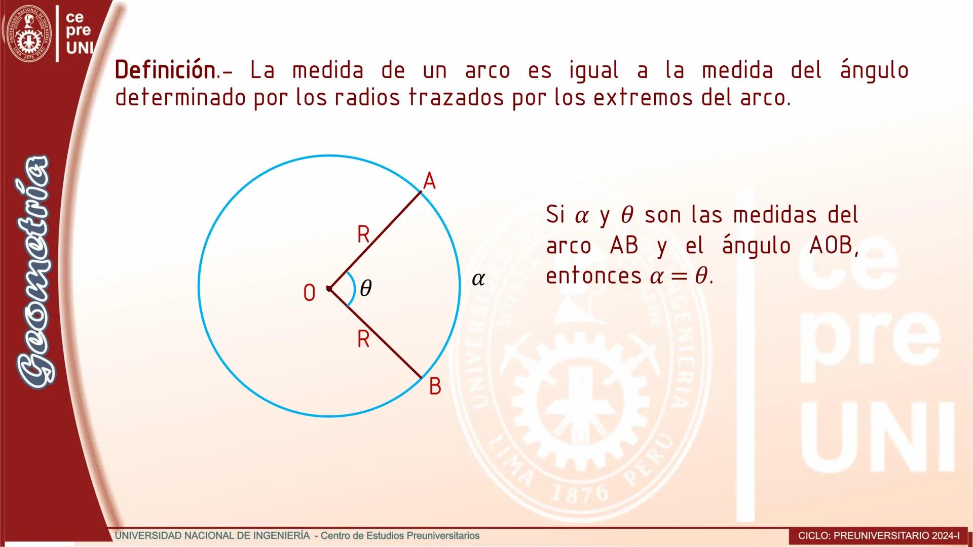 # Definición
Circunferencia
Una circunferencia es el conjunto de todos los puntos de un plano que
equidistan de otro punto fijo de dicho p