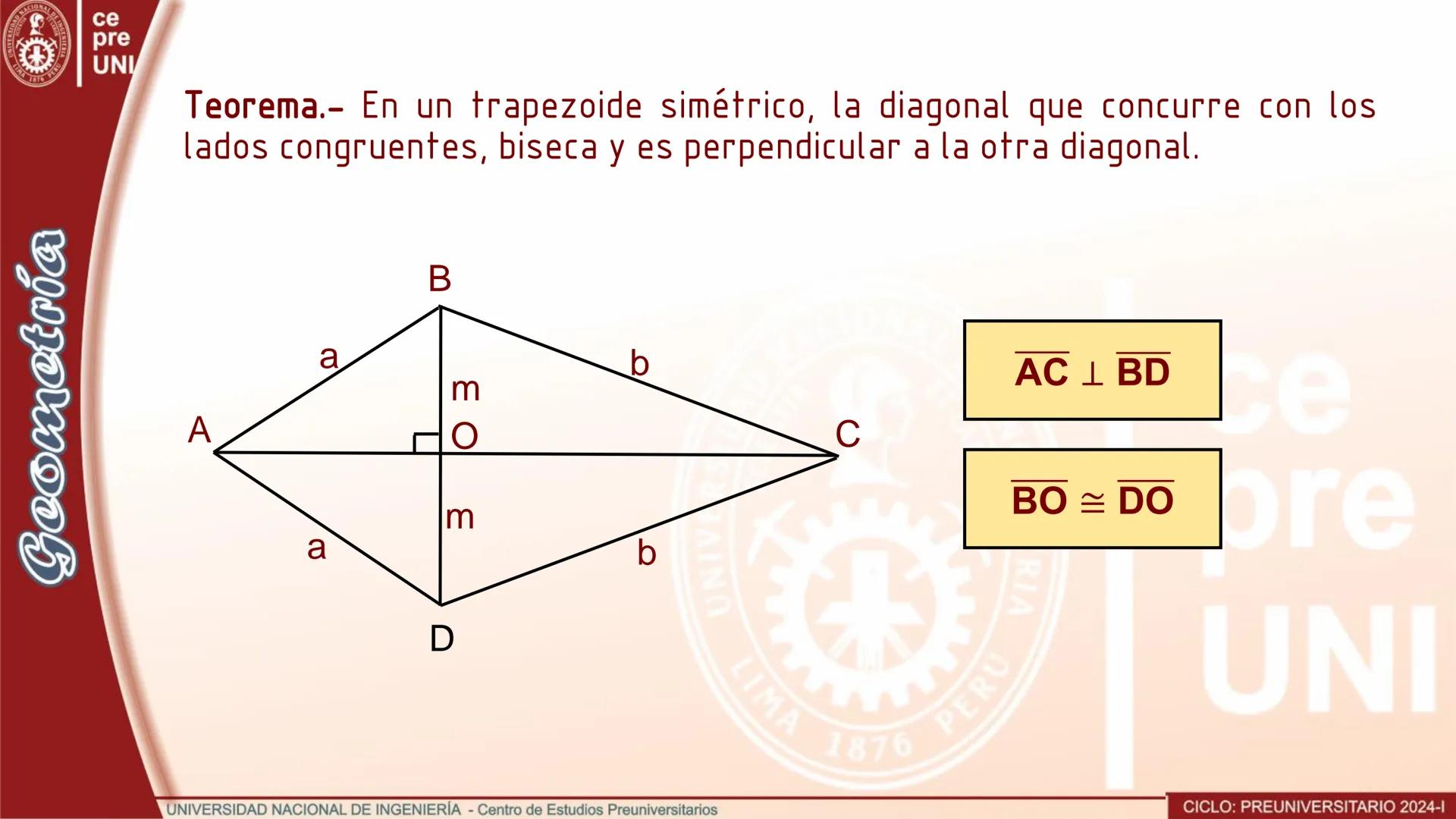 ## TRAPEZOIDE
Es el cuadrilátero convexo que no tiene lados paralelos.
```
A
B
C
D
```
Si los lados opuestos no son
paralelos, entonces