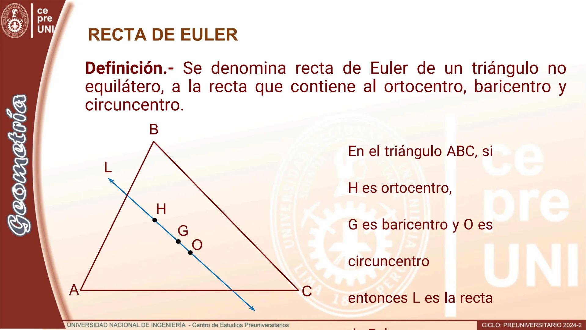 ## BARICENTRO
Definición.-Es el punto de intersección de las medianas de un
triángulo.
```
B
C
a
L
M
G
a
A
b
N
b
C
```
En el triángulo AB