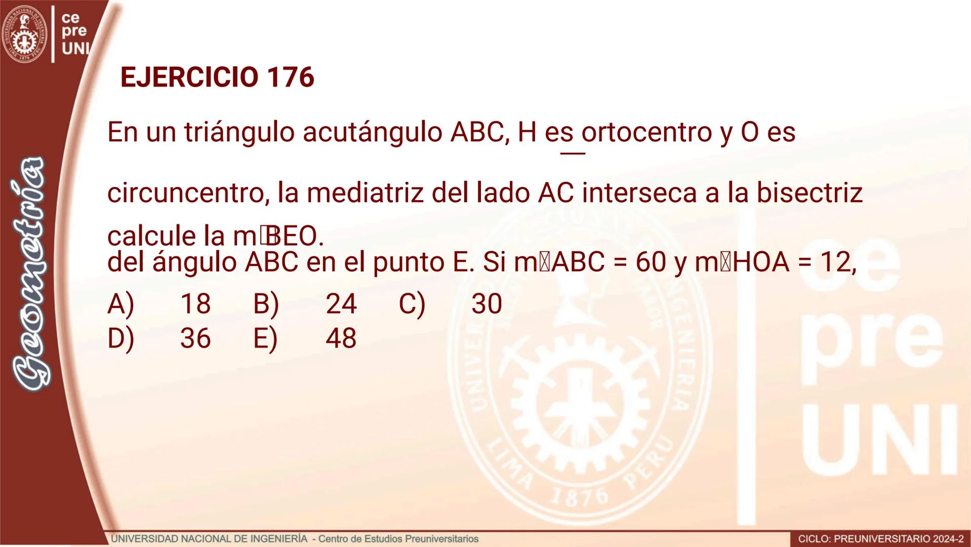 ## BARICENTRO
Definición.-Es el punto de intersección de las medianas de un
triángulo.
```
B
C
a
L
M
G
a
A
b
N
b
C
```
En el triángulo AB