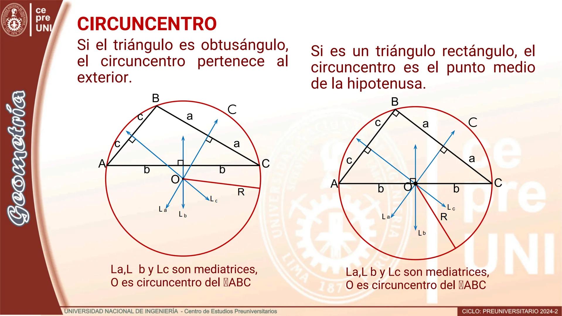 ## BARICENTRO
Definición.-Es el punto de intersección de las medianas de un
triángulo.
```
B
C
a
L
M
G
a
A
b
N
b
C
```
En el triángulo AB