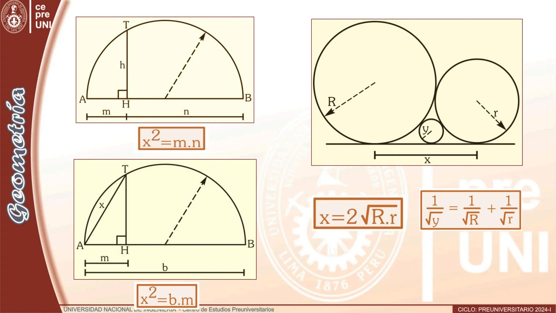 ## PROYECCIÓN ORTOGONAL
Definición.- La proyección ortogonal de un punto sobre una recta,
es el pie de la perpendicular trazada desde el pu