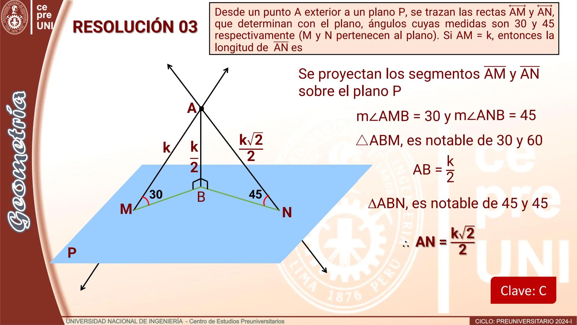 Geo
UNIVERSEORD
LIMA
TIA
ET LABOR
NACIONAL DE INGENIERIA
1876 PERU
ce
pre
UNI
TEORIA
Geometría
DISTANCIA ENTRE RECTAS
CRUZADAS
UNIVERSIDAD N