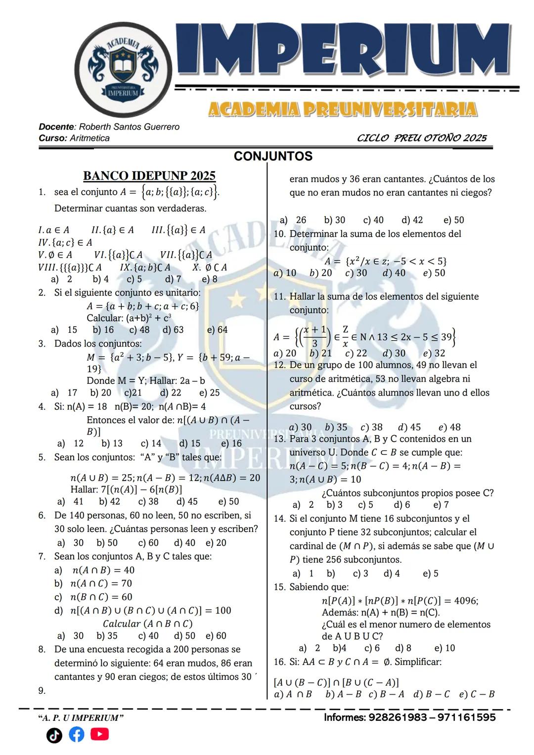 ACADEMIA
IMPERIUM
Docente: Carlos Guzmán
Curso: Biología
IMPERIUM
ACADEMIA PREUNIVERSITARIA
CICLO PREU OTOÑO 2025
Introducción a la Biología