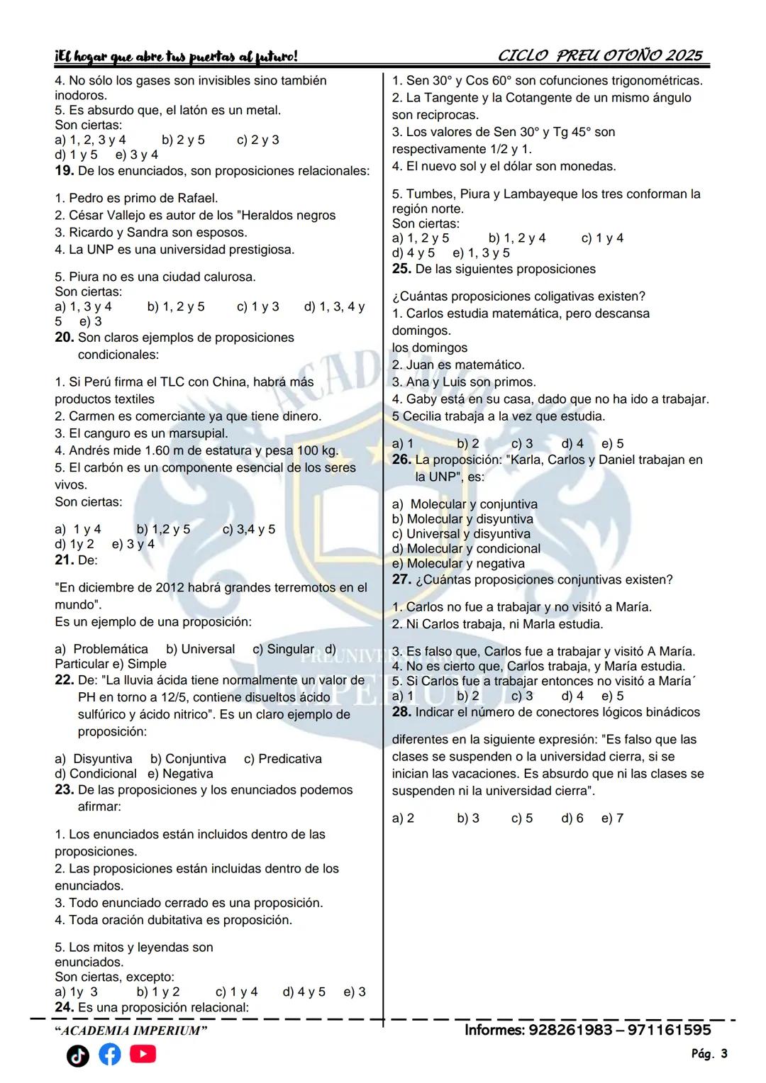 ACADEMIA
IMPERIUM
Docente: Carlos Guzmán
Curso: Biología
IMPERIUM
ACADEMIA PREUNIVERSITARIA
CICLO PREU OTOÑO 2025
Introducción a la Biología