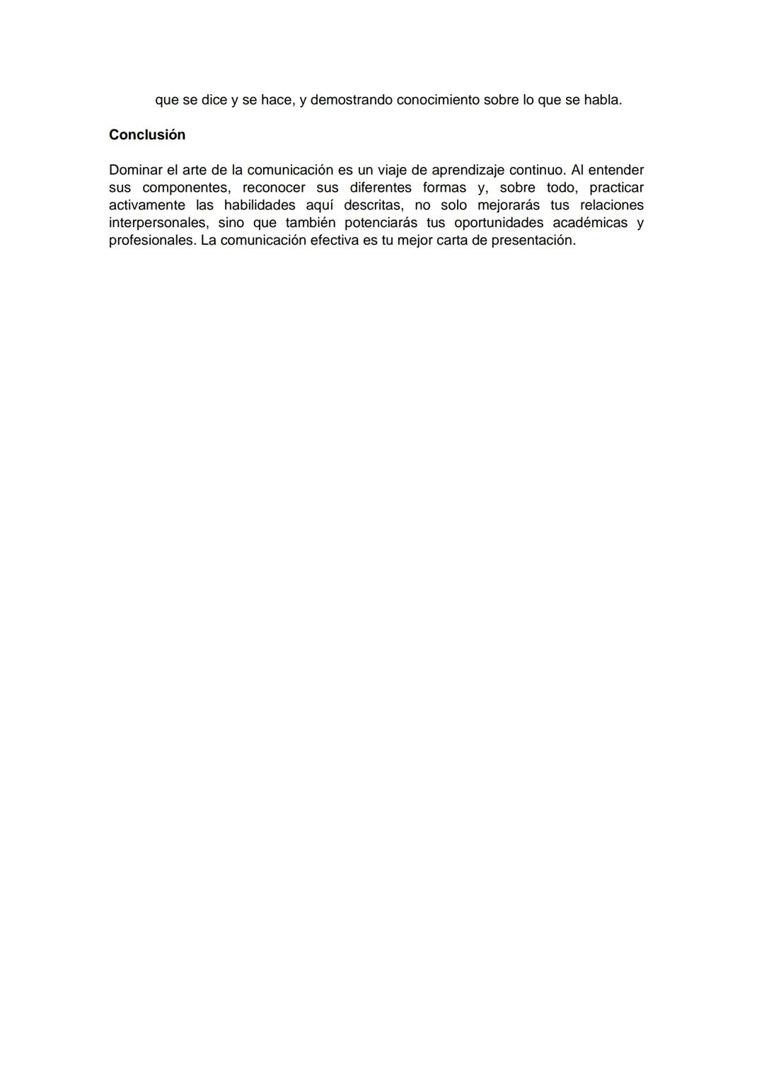 --- OCR Start ---
La Comunicación: Elementos, Tipos y Habilidades Clave
Introducción: ¿Por qué es vital dominar la comunicación?
En un mundo