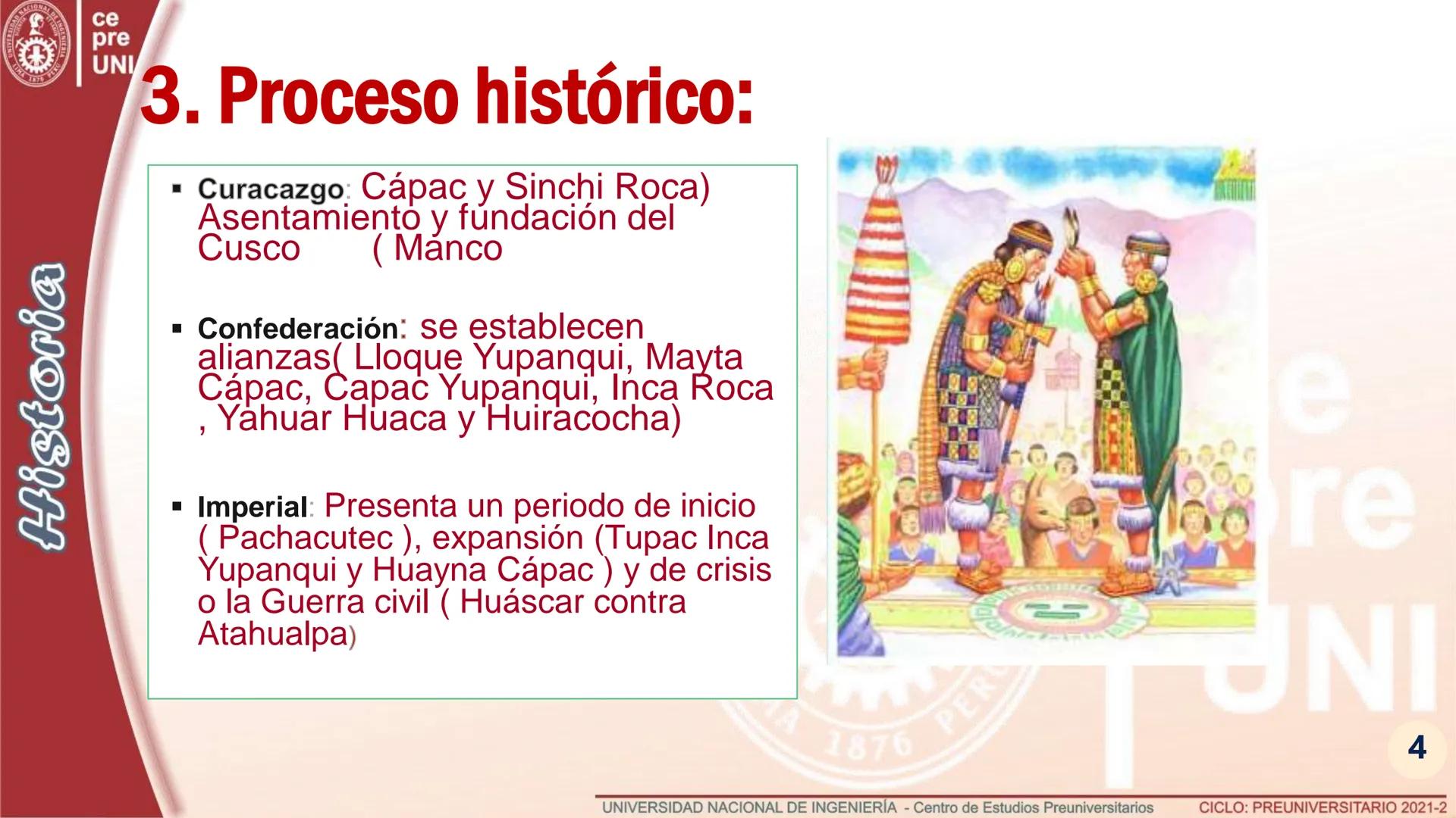 UNIVERSIDAD
SCIENTIA
LIMA
ET LABOR
NACIONAL DE INGENIERIA
1876 PE
ce
pre
UNI
Historia
TEMA: EL
TAHUANTINSUYO
UNIVERSIDAD NACIONAL DE INGENIE