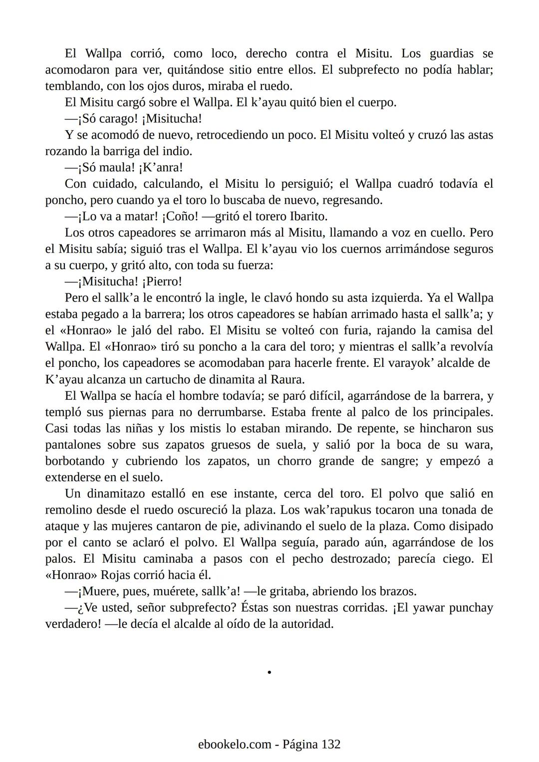 # YAYAR FIESTA
(fiesta de sangre)
José María Arguedas Ante la proximidad de la fiesta nacional del Perú, el 28 de julio, los vecinos
del p