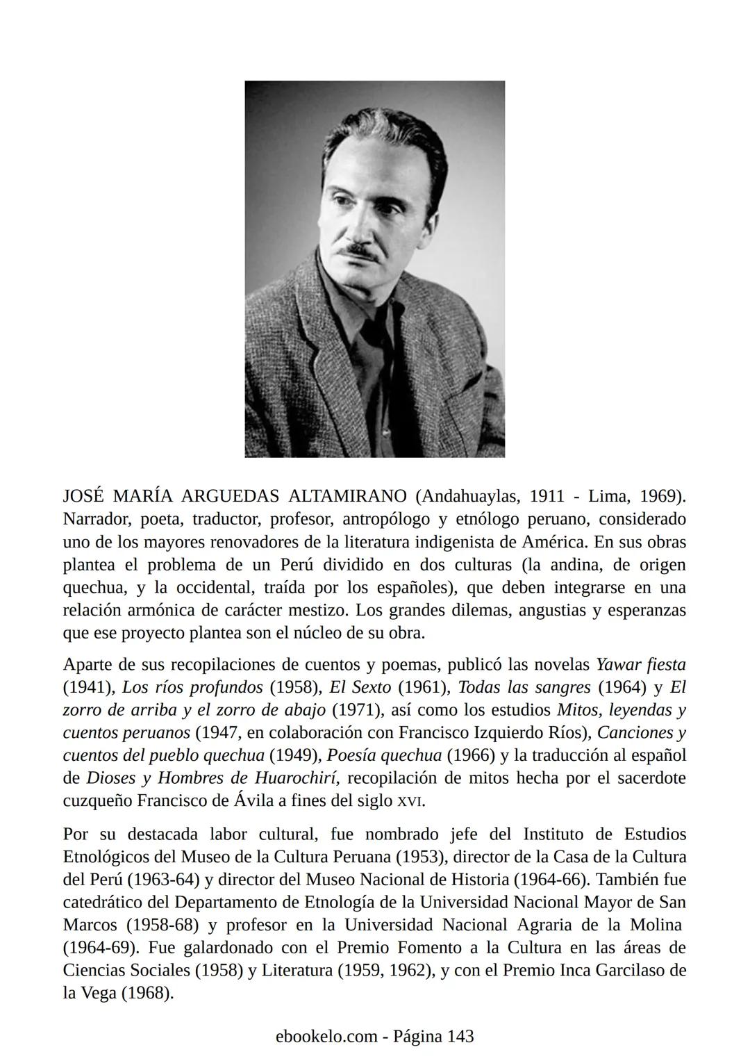 # YAYAR FIESTA
(fiesta de sangre)
José María Arguedas Ante la proximidad de la fiesta nacional del Perú, el 28 de julio, los vecinos
del p