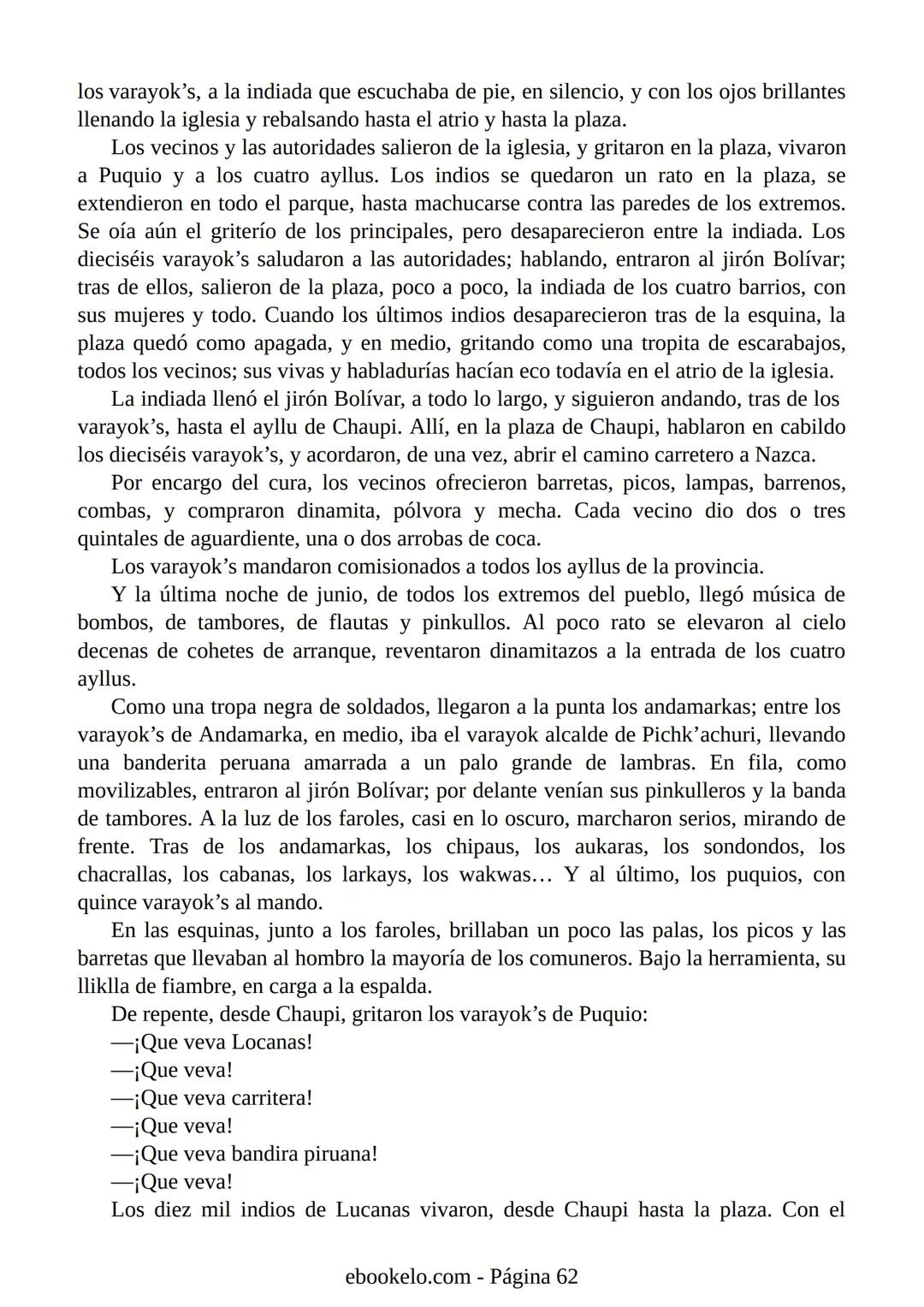 # YAYAR FIESTA
(fiesta de sangre)
José María Arguedas Ante la proximidad de la fiesta nacional del Perú, el 28 de julio, los vecinos
del p
