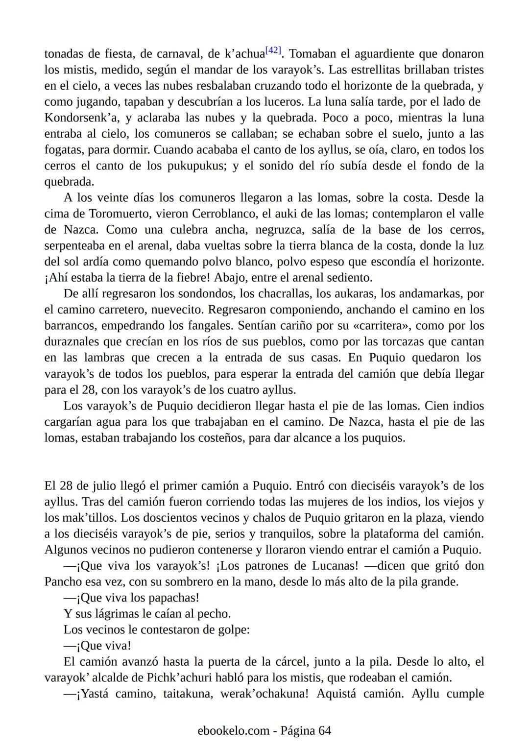 # YAYAR FIESTA
(fiesta de sangre)
José María Arguedas Ante la proximidad de la fiesta nacional del Perú, el 28 de julio, los vecinos
del p