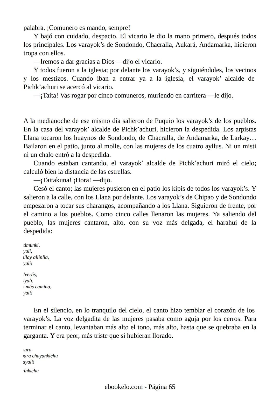 # YAYAR FIESTA
(fiesta de sangre)
José María Arguedas Ante la proximidad de la fiesta nacional del Perú, el 28 de julio, los vecinos
del p