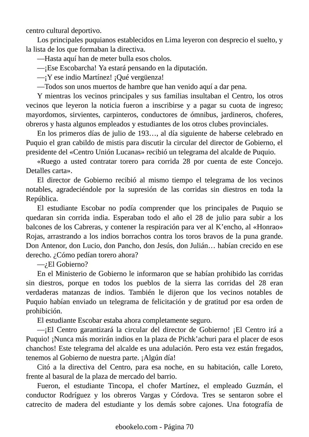 # YAYAR FIESTA
(fiesta de sangre)
José María Arguedas Ante la proximidad de la fiesta nacional del Perú, el 28 de julio, los vecinos
del p