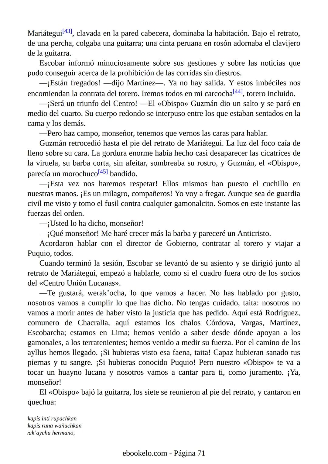 # YAYAR FIESTA
(fiesta de sangre)
José María Arguedas Ante la proximidad de la fiesta nacional del Perú, el 28 de julio, los vecinos
del p