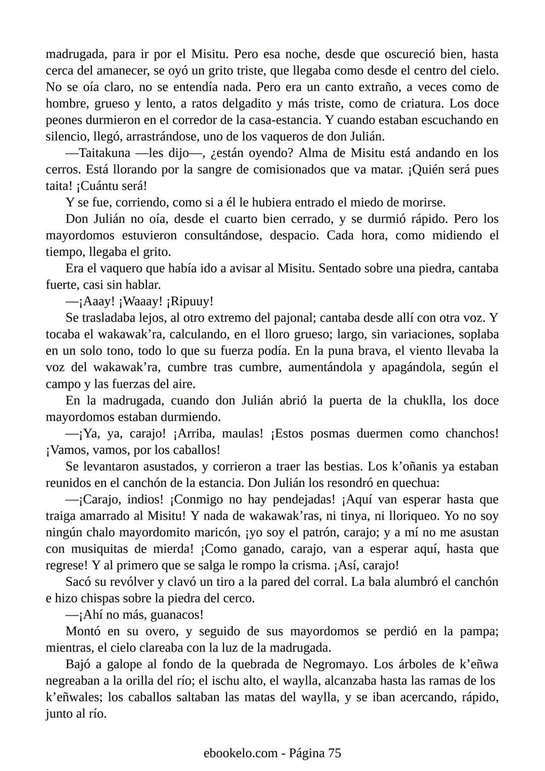 # YAYAR FIESTA
(fiesta de sangre)
José María Arguedas Ante la proximidad de la fiesta nacional del Perú, el 28 de julio, los vecinos
del p