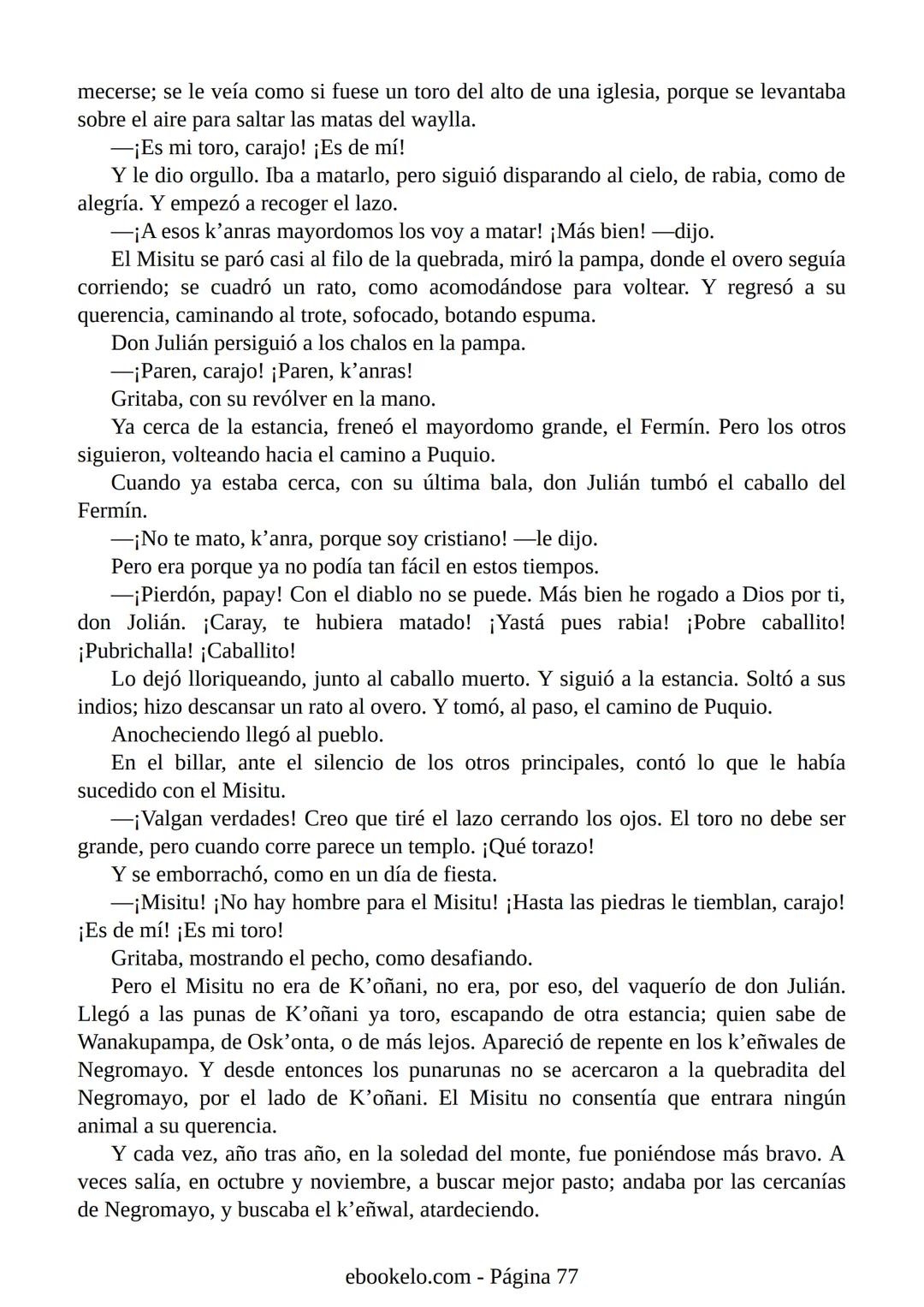 # YAYAR FIESTA
(fiesta de sangre)
José María Arguedas Ante la proximidad de la fiesta nacional del Perú, el 28 de julio, los vecinos
del p