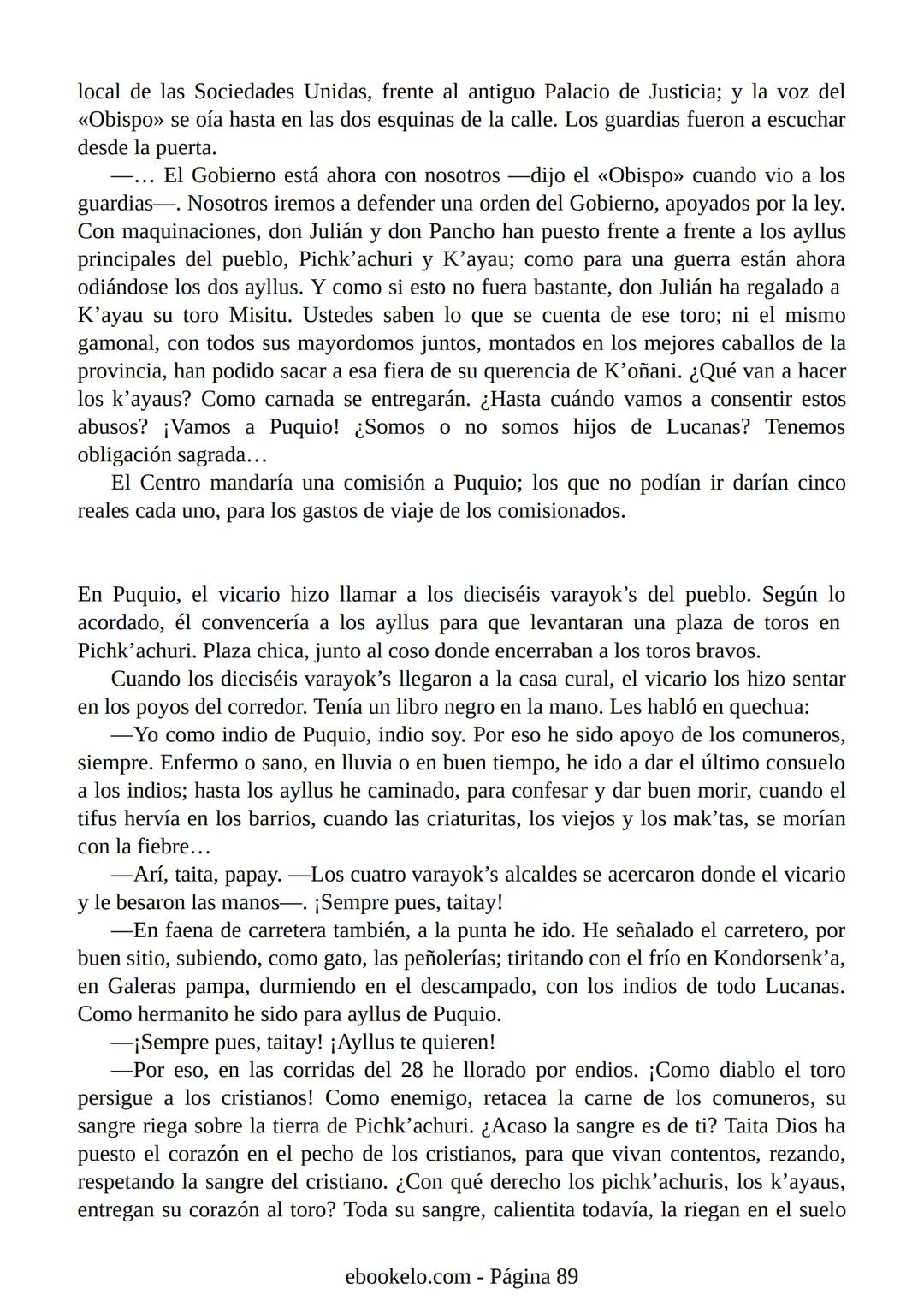 # YAYAR FIESTA
(fiesta de sangre)
José María Arguedas Ante la proximidad de la fiesta nacional del Perú, el 28 de julio, los vecinos
del p