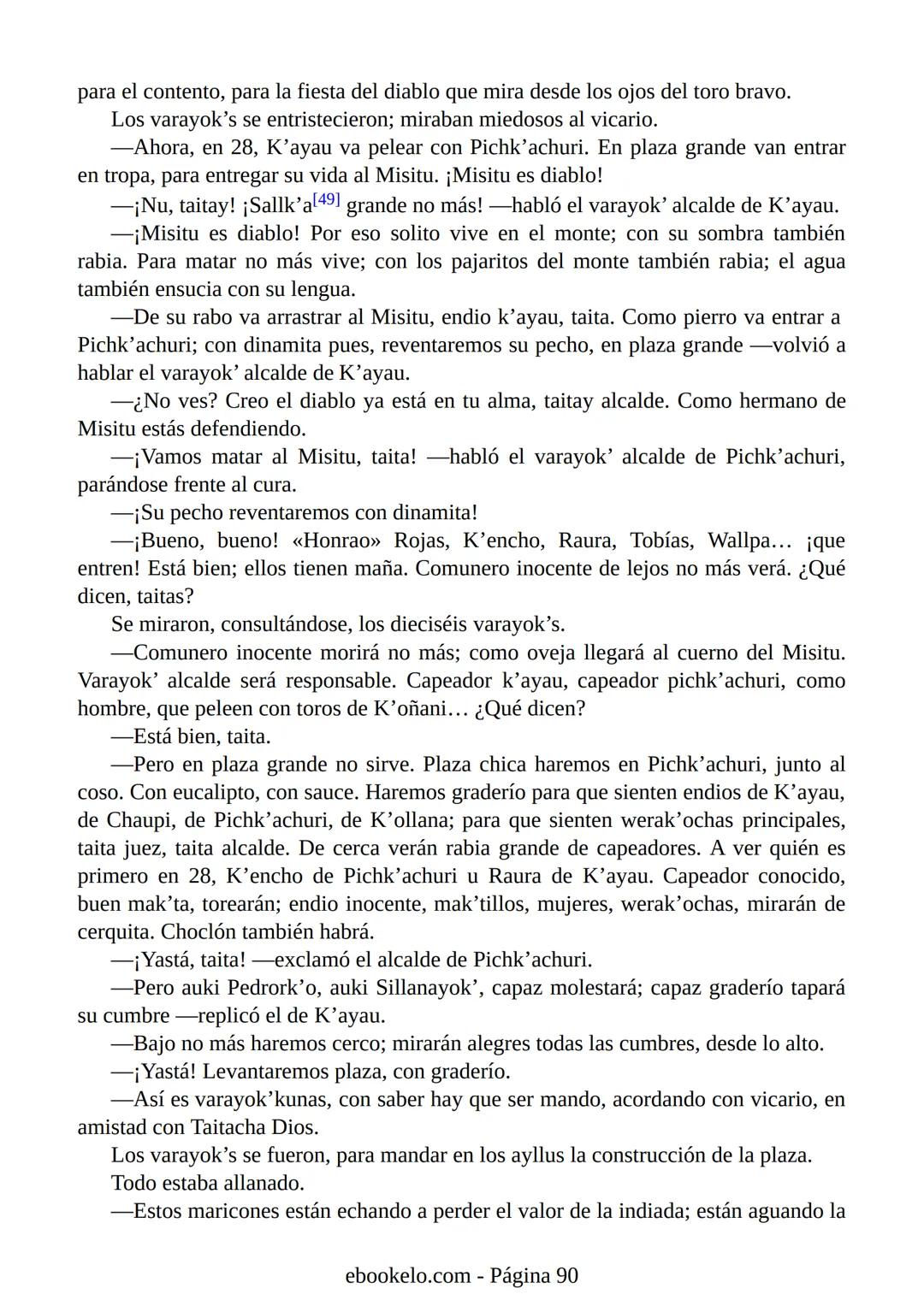# YAYAR FIESTA
(fiesta de sangre)
José María Arguedas Ante la proximidad de la fiesta nacional del Perú, el 28 de julio, los vecinos
del p
