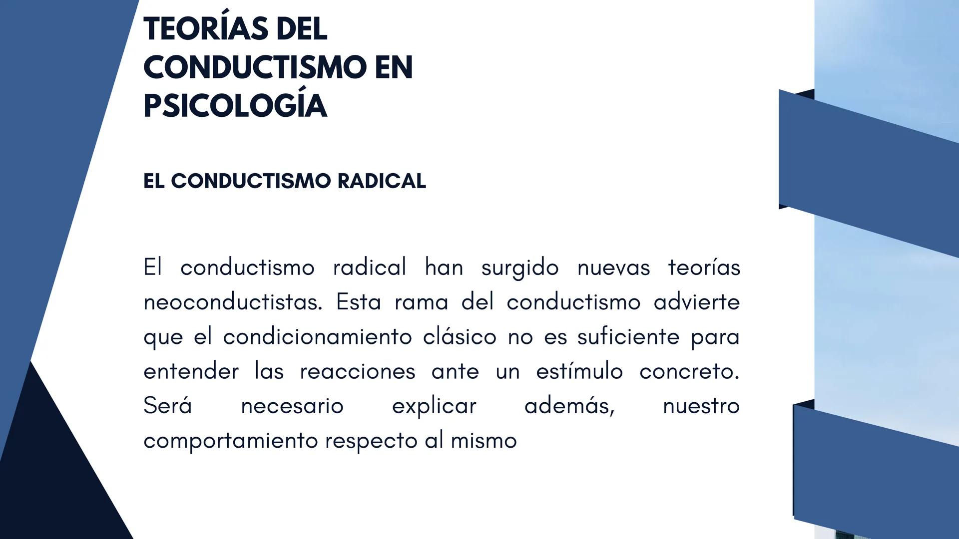 UNIVERSIDAD NACIONAL SAN LUIS
GONZAGA DE ICA
TEORIAS DEL
APRENDIZAJE:
CONDUCTISMO
MG. ANARELA GABRIEL GUEVARA # INTRODUCCIÓN
La psicología