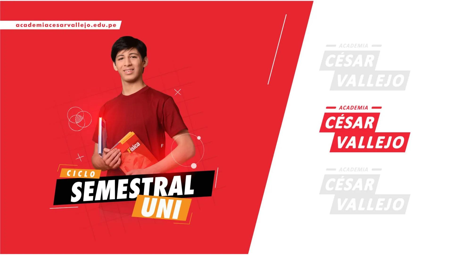 academiacesarvallejo.edu.pe
Física
F
ACADEMIA
CÉSAR
VALLEJO
ACADEMIA
CÉSAR
VALLEJO
CICLO
SEMESTRAL
UNI
ACADEMIA
CÉSAR
VALLEJO academiacesarv