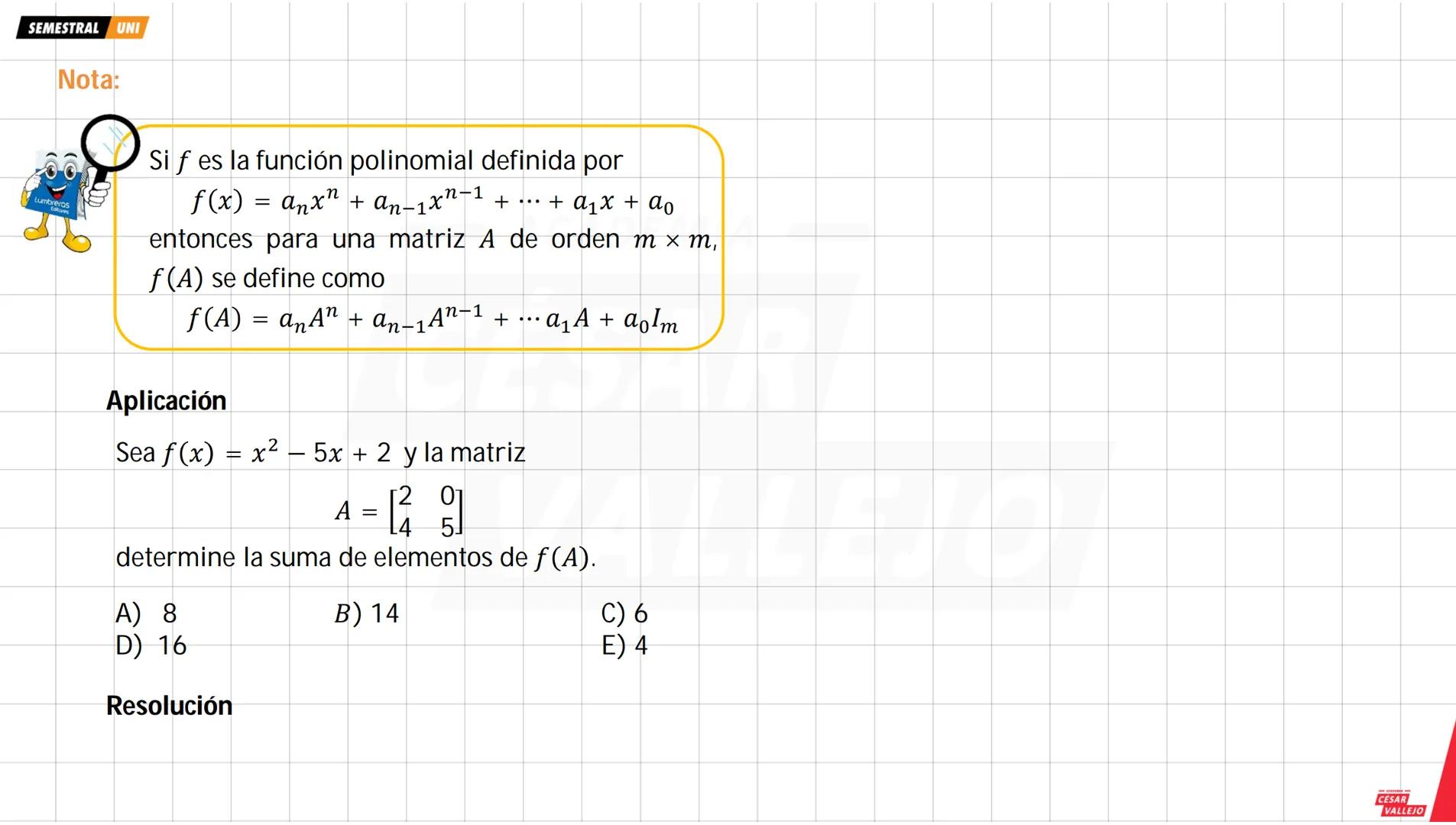 academiacesarvallejo.edu.pe
Física
F
ACADEMIA
CÉSAR
VALLEJO
ACADEMIA
CÉSAR
VALLEJO
CICLO
SEMESTRAL
UNI
ACADEMIA
CÉSAR
VALLEJO academiacesarv
