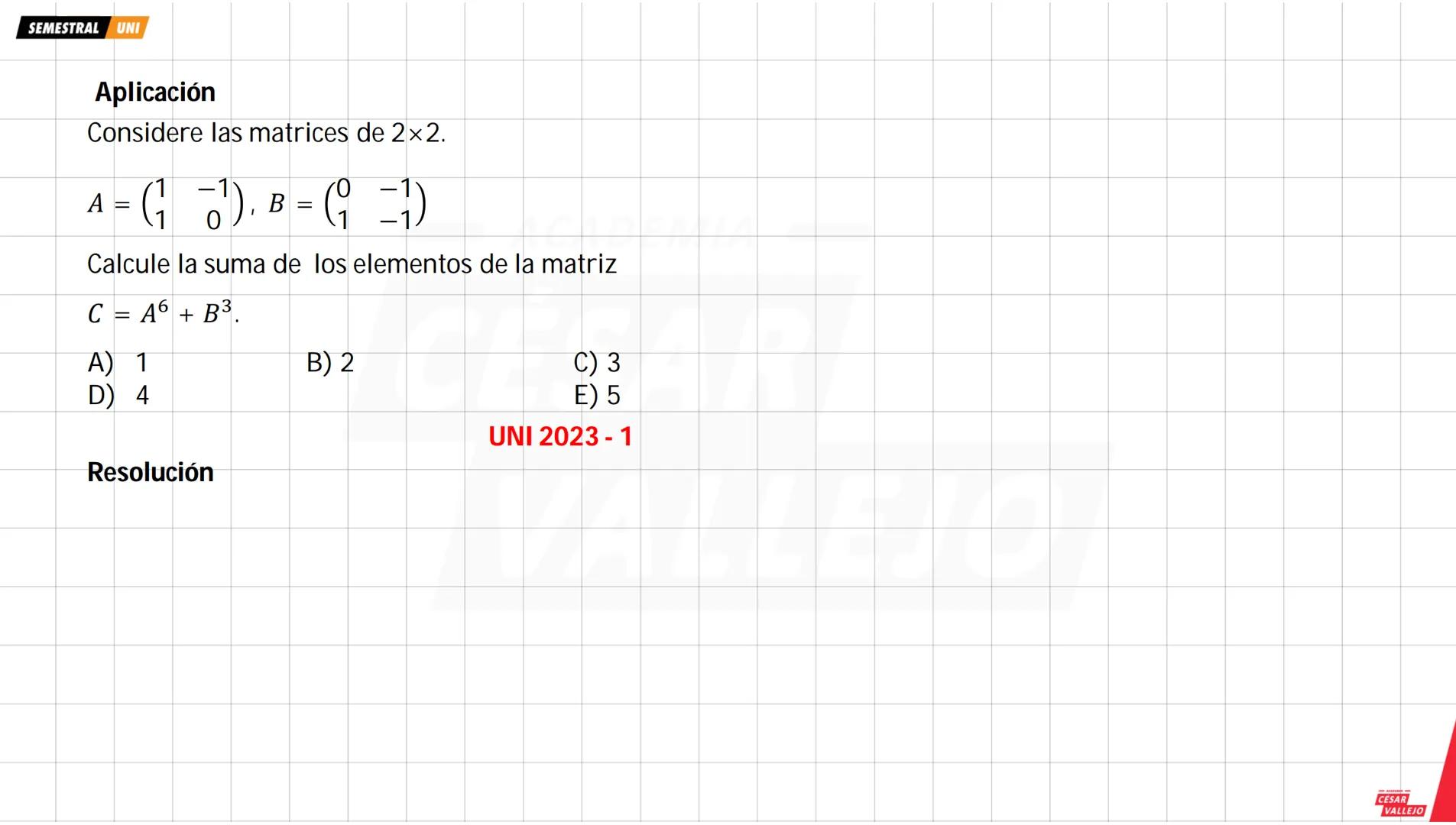 academiacesarvallejo.edu.pe
Física
F
ACADEMIA
CÉSAR
VALLEJO
ACADEMIA
CÉSAR
VALLEJO
CICLO
SEMESTRAL
UNI
ACADEMIA
CÉSAR
VALLEJO academiacesarv