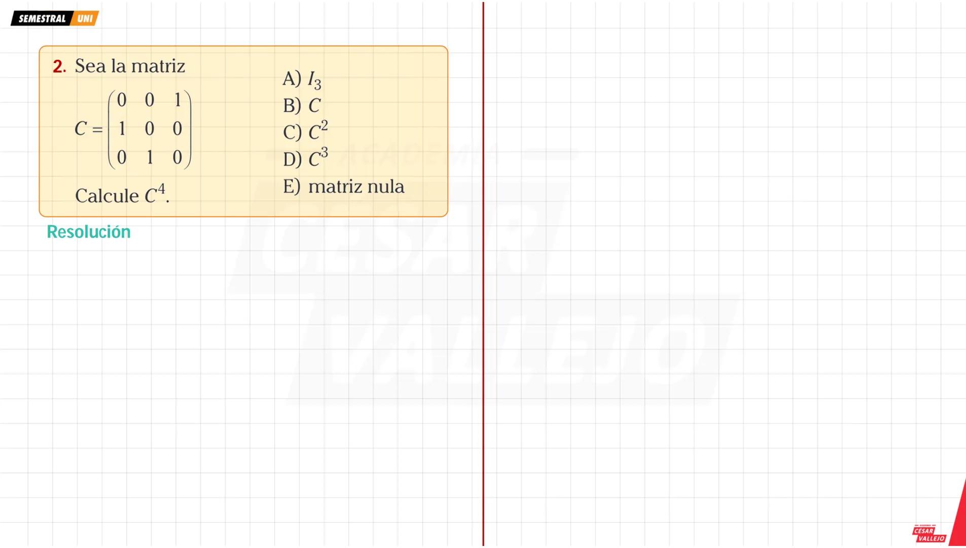 academiacesarvallejo.edu.pe
Física
F
ACADEMIA
CÉSAR
VALLEJO
ACADEMIA
CÉSAR
VALLEJO
CICLO
SEMESTRAL
UNI
ACADEMIA
CÉSAR
VALLEJO academiacesarv