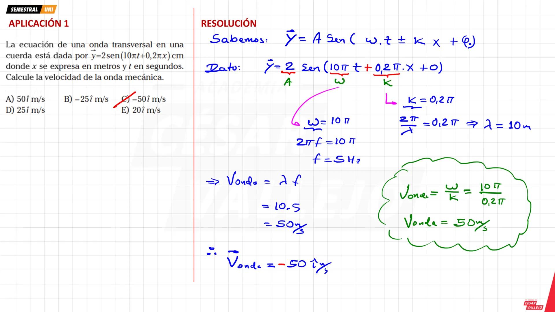 SEMESTRAL UNI
Objetivos:
• Comprender y analizar las
características, propiedades y
fenómenos que experimenta
una ONDA MECANICA
• Conocer lo