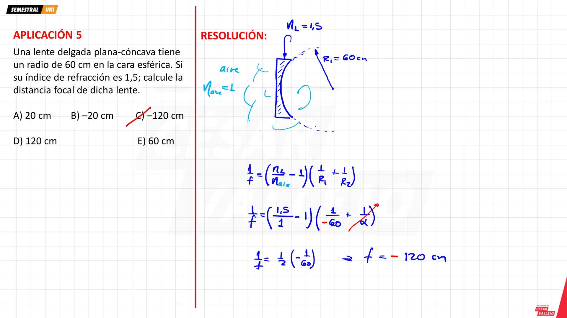 SEMESTRAL UNI
•
Objetivos
Conocer la naturaleza de la luz y los
principales fenómenos que experimenta
al propagarse.
Conocer y aplicar las l
