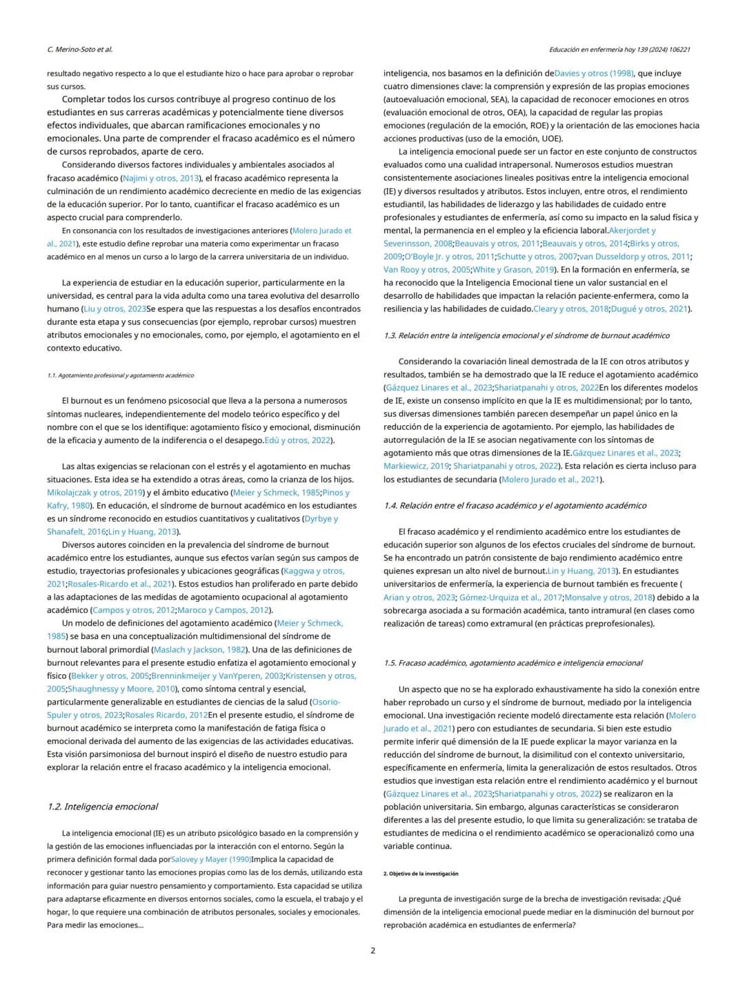 Traducido del inglés al español-www.onlinedoctranslator.com
ELSEVIER
Educación en enfermeria hoy 139 (2024) 106221
Listas de contenidos disp