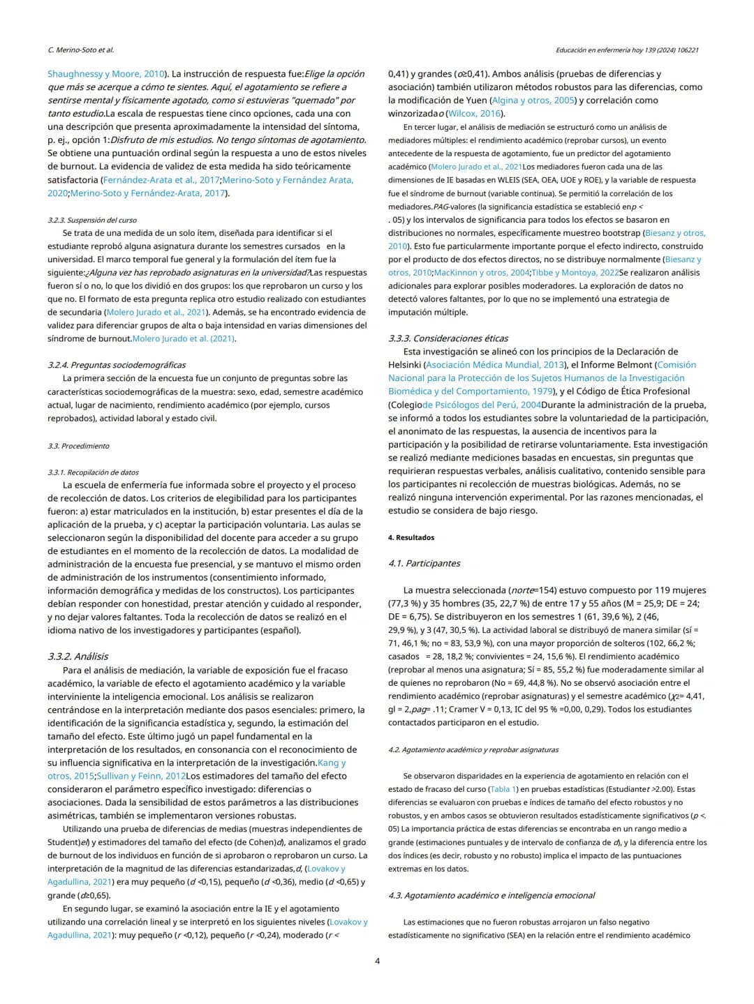 Traducido del inglés al español-www.onlinedoctranslator.com
ELSEVIER
Educación en enfermeria hoy 139 (2024) 106221
Listas de contenidos disp