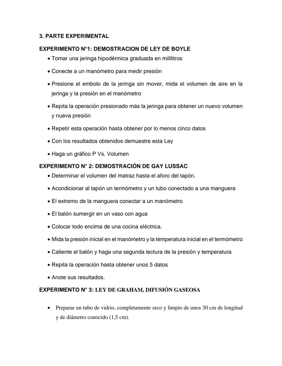 PRACTICA Nº 9
ESTADO GASEOSO
1. COMPETENCIAS
• Demuestra experimentalmente la Ley de Boyle Y Ley de Charles-Gay Lussac
• Determina experimen