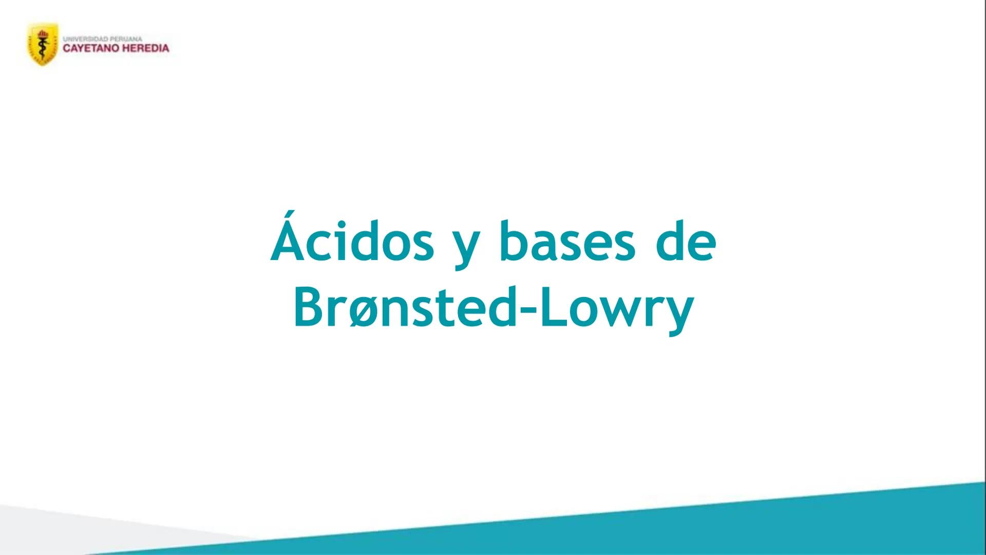 Unidad 4: Cinética, equilibrio químico e iónico
Ácidos y bases
UNIVERSIDAD PERUANA
CAYETANO HEREDIA 4
Resultados de aprendizaje
• Distingu