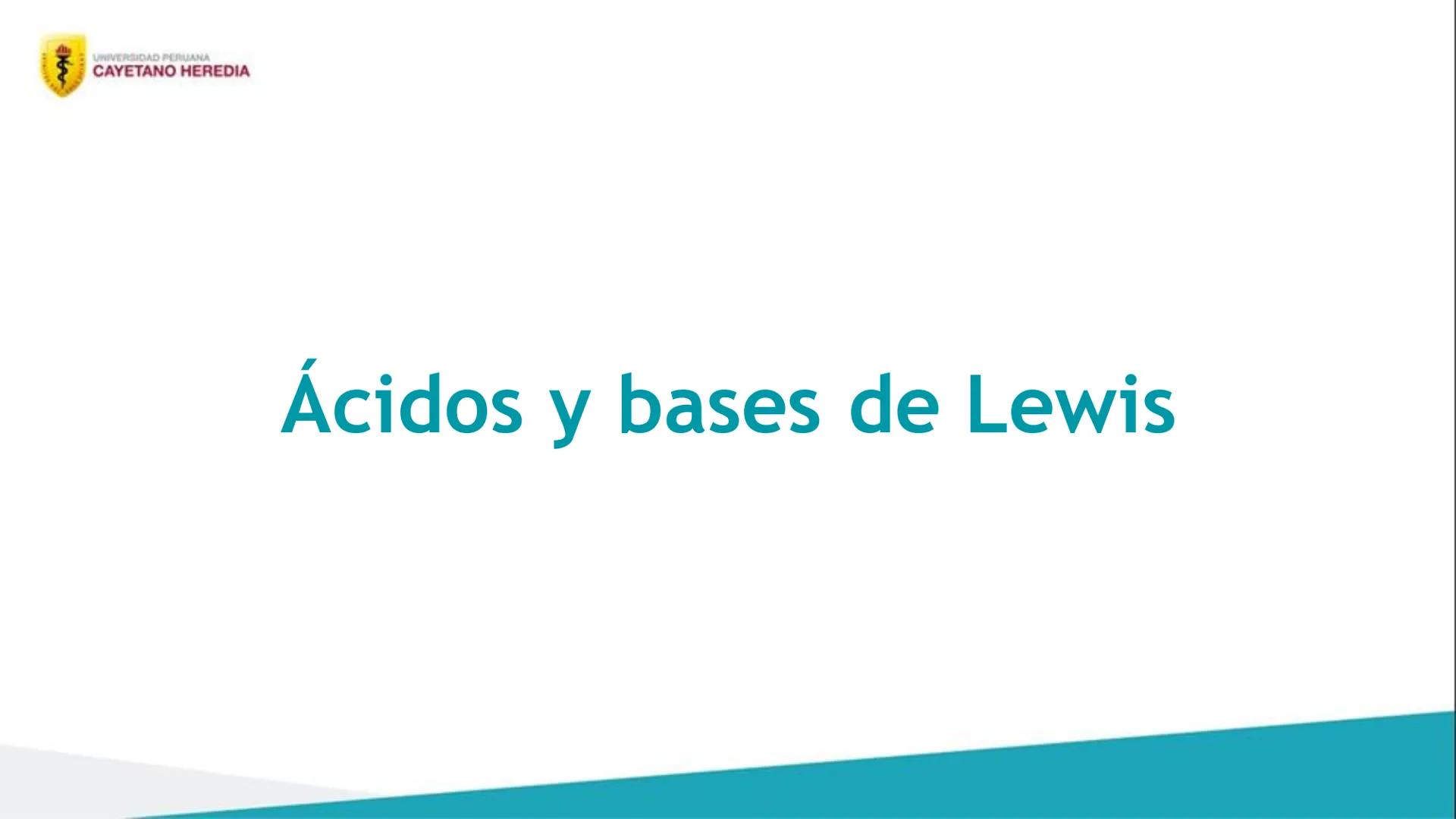Unidad 4: Cinética, equilibrio químico e iónico
Ácidos y bases
UNIVERSIDAD PERUANA
CAYETANO HEREDIA 4
Resultados de aprendizaje
• Distingu