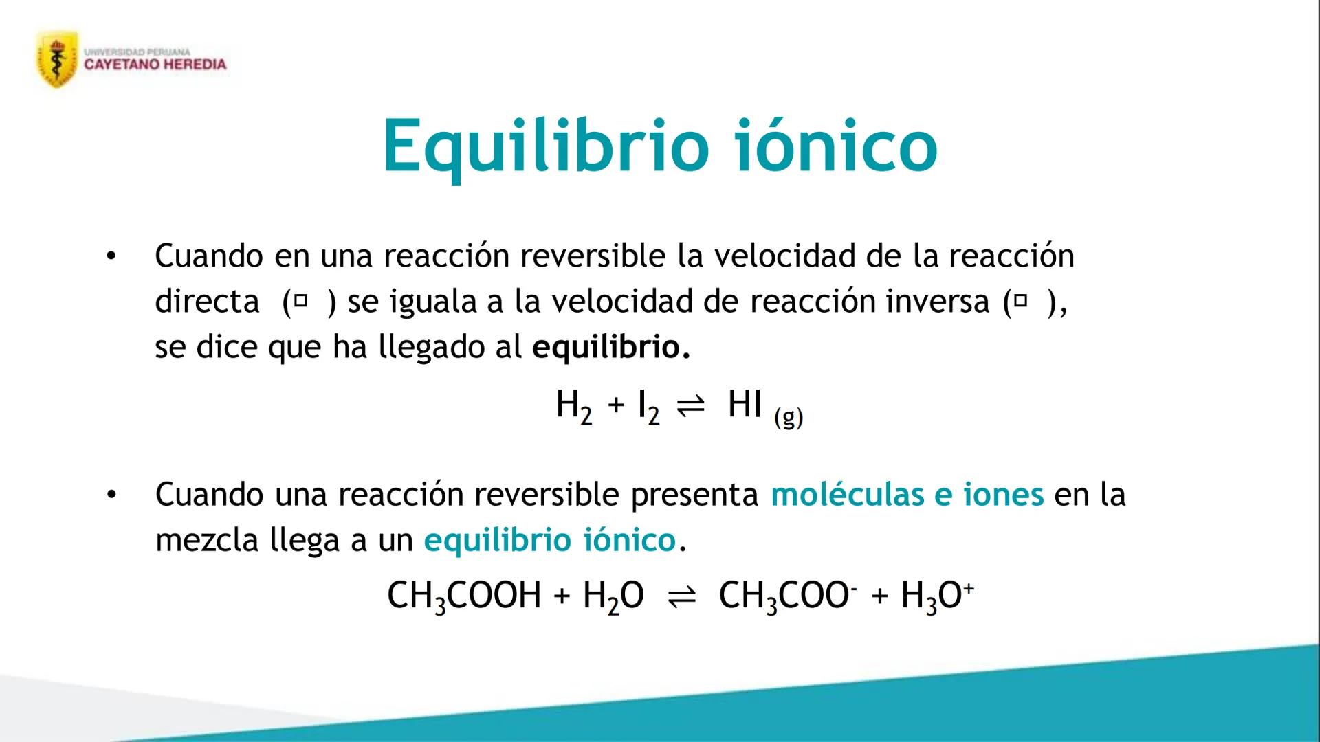 Unidad 4: Cinética, equilibrio químico e iónico
Ácidos y bases
UNIVERSIDAD PERUANA
CAYETANO HEREDIA 4
Resultados de aprendizaje
• Distingu