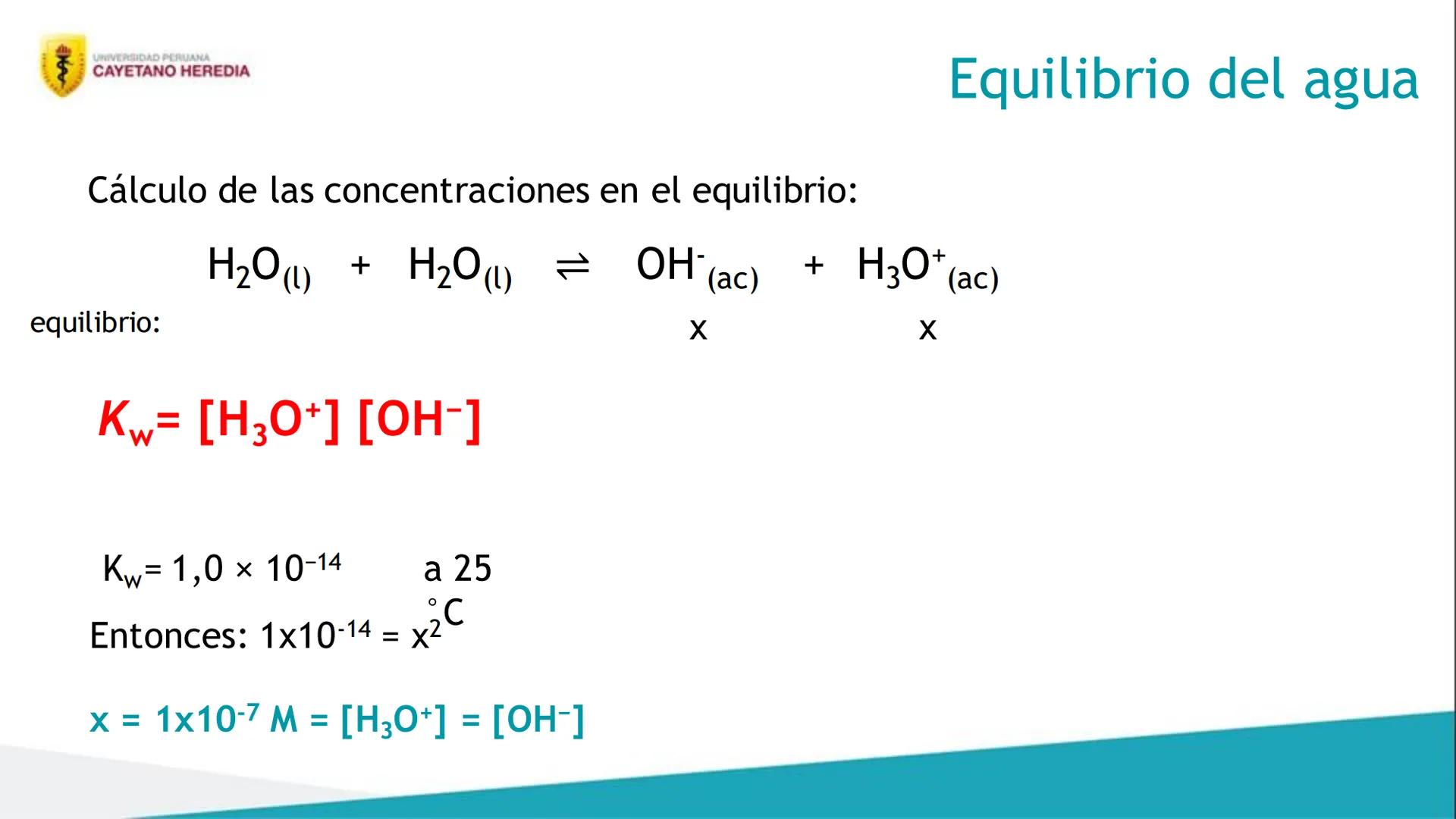 Unidad 4: Cinética, equilibrio químico e iónico
Ácidos y bases
UNIVERSIDAD PERUANA
CAYETANO HEREDIA 4
Resultados de aprendizaje
• Distingu