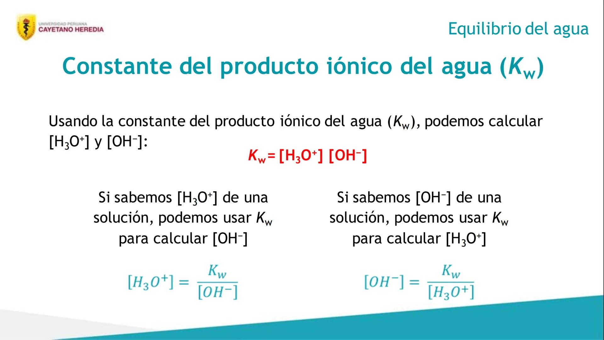 Unidad 4: Cinética, equilibrio químico e iónico
Ácidos y bases
UNIVERSIDAD PERUANA
CAYETANO HEREDIA 4
Resultados de aprendizaje
• Distingu