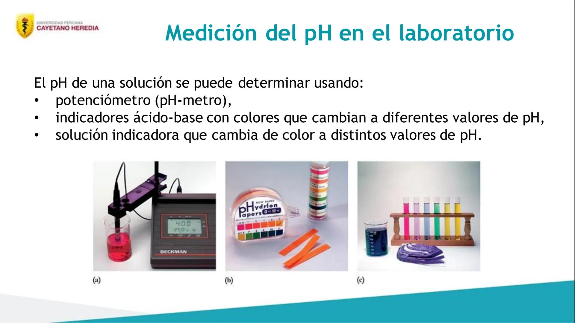 Unidad 4: Cinética, equilibrio químico e iónico
Ácidos y bases
UNIVERSIDAD PERUANA
CAYETANO HEREDIA 4
Resultados de aprendizaje
• Distingu