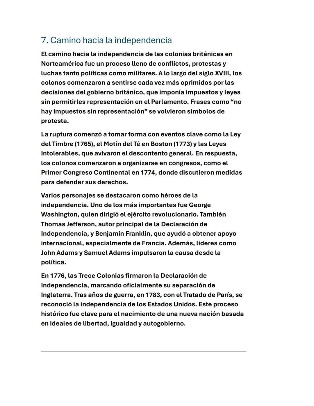 INTRODUCCIÓN
La historia de las colonias británicas en Norteamérica es
fundamental para comprender cómo se gestó el surgimiento de
Estados U