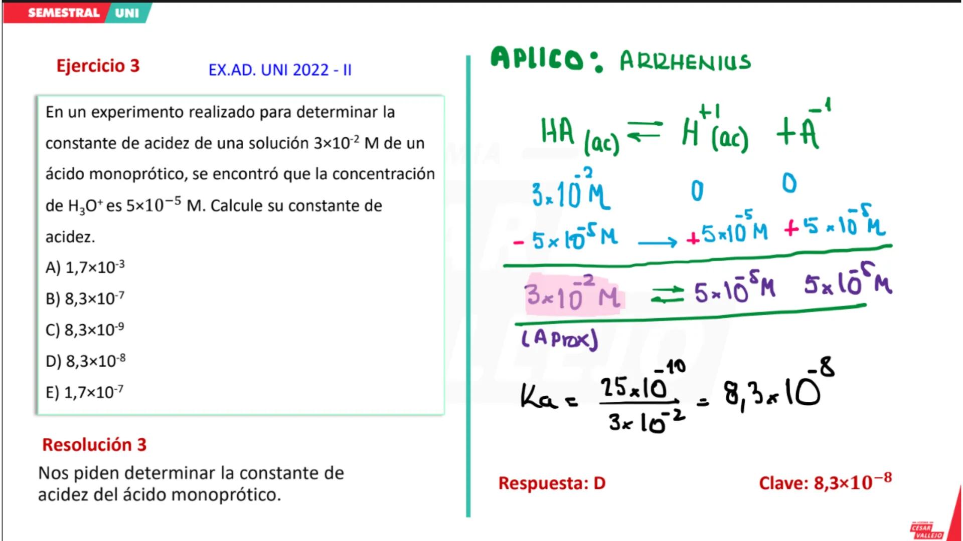 CICLO
SEMESTRAL
UNI
ACADEMIA
CÉSAR
VALLEJO
QUÍMICA
Tema: Ácidos y Bases
Docente: Carbajal Camacho Gonzalo
academiacesarvallejo.edu.pe II. IN