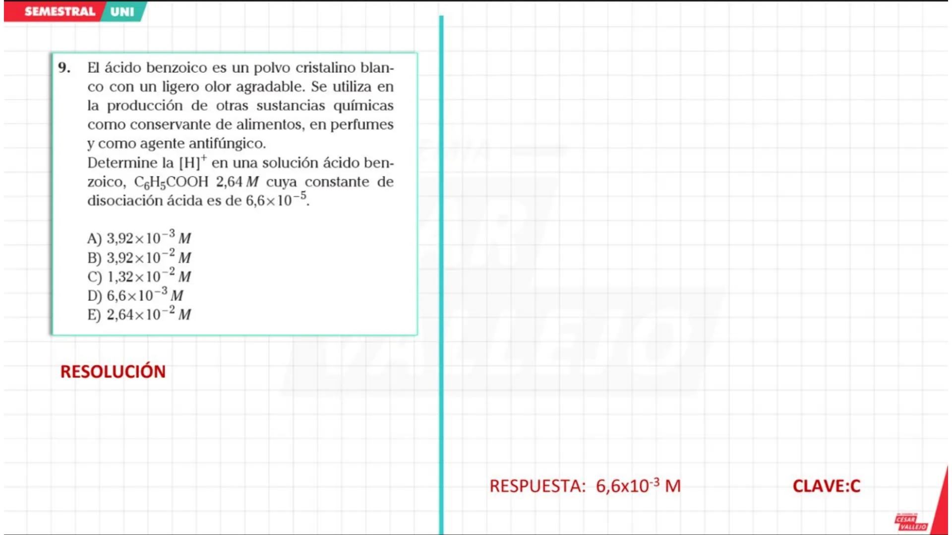 CICLO
SEMESTRAL
UNI
ACADEMIA
CÉSAR
VALLEJO
QUÍMICA
Tema: Ácidos y Bases
Docente: Carbajal Camacho Gonzalo
academiacesarvallejo.edu.pe II. IN