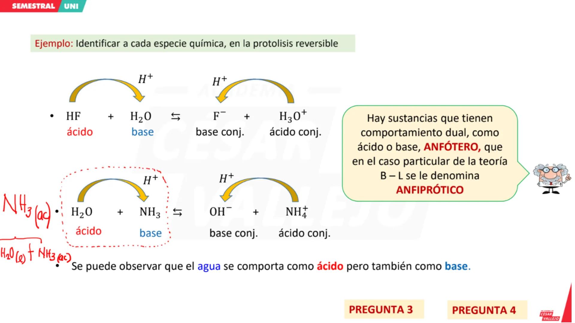CICLO
SEMESTRAL
UNI
ACADEMIA
CÉSAR
VALLEJO
QUÍMICA
Tema: Ácidos y Bases
Docente: Carbajal Camacho Gonzalo
academiacesarvallejo.edu.pe II. IN
